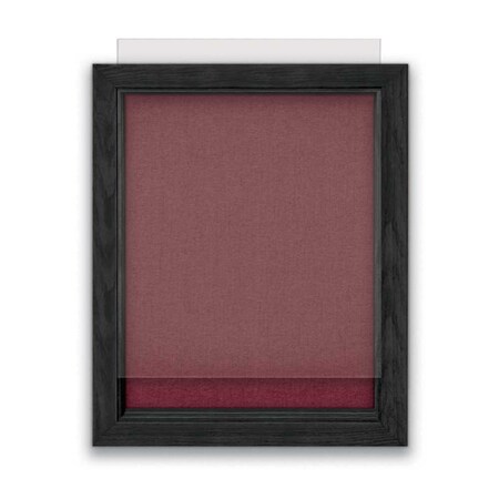 United Visual Products Indoor Enclosed Combo Board, 72"x36", Bronze Frame/Blue & Dark Spruce UVCB7236BZ-BLUE-DRKSPR